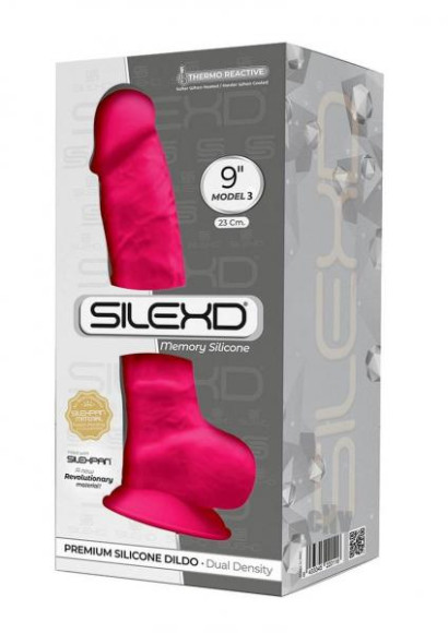 Розовый фаллоимитатор SILEXD Model 3 - 23 см. Розовый фаллоимитатор SILEXD Model 3 - 23 см.