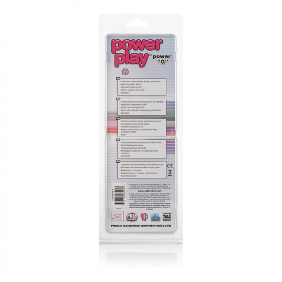 Розовый вибромассажер Power Play Power G - 11,5 см. Розовый вибромассажер Power Play Power G - 11,5 см.