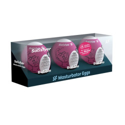 Набор из 3 мастурбаторов-яиц Satisfyer Bubble Набор из 3 мастурбаторов-яиц Satisfyer Bubble