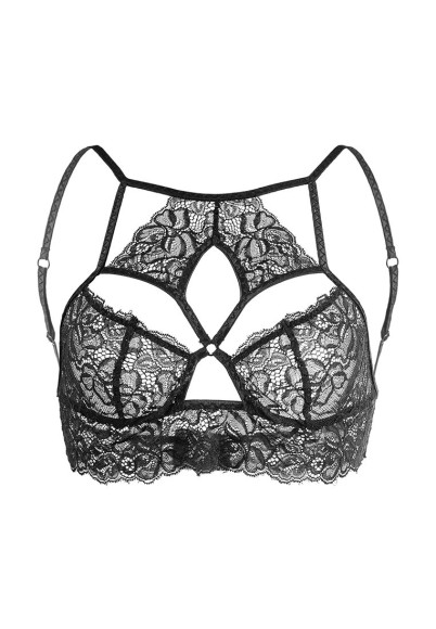 Удлиненный кружевной бралетт Удлиненный кружевной бралетт