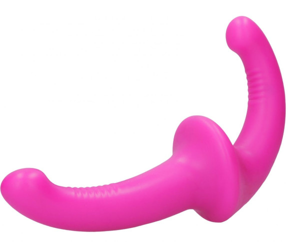 Розовый безремневой страпон Silicone Strapless Strapon Розовый безремневой страпон Silicone Strapless Strapon