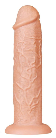 Телесный фаллоимитатор-гигант 11 Realistic Long Dildo - 28 см. Телесный фаллоимитатор-гигант 11 Realistic Long Dildo - 28 см.