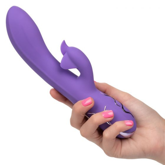 Фиолетовый вибромассажер Inflatable G-Flutter с функцией расширения - 21 см. Фиолетовый вибромассажер Inflatable G-Flutter с функцией расширения - 21 см.