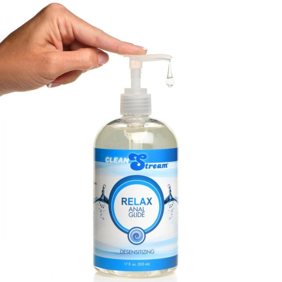 Анальный лубрикант на водной основе Relax Desensitizing Anal Lube - 503 мл. Анальный лубрикант на водной основе Relax Desensitizing Anal Lube - 503 мл.