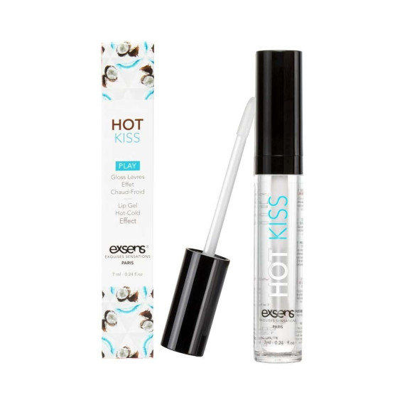 Блеск для губ Hot Kiss Coconut с ароматом кокоса - 7 мл. Блеск для губ Hot Kiss Coconut с ароматом кокоса - 7 мл.