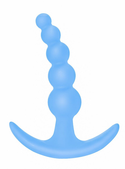 Голубая анальная пробка Bubbles Anal Plug - 11,5 см. Голубая анальная пробка Bubbles Anal Plug - 11,5 см.