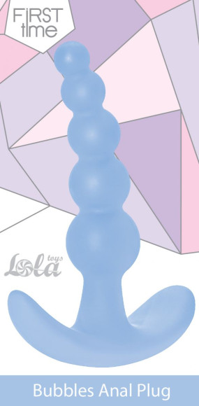 Голубая анальная пробка Bubbles Anal Plug - 11,5 см. Голубая анальная пробка Bubbles Anal Plug - 11,5 см.
