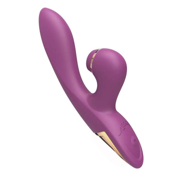 Сливовый вибратор-кролик с вакуумной стимуляцией 5’’ Silicone Suction Kiss - 20,3 см. Сливовый вибратор-кролик с вакуумной стимуляцией 5’’ Silicone Suction Kiss - 20,3 см.