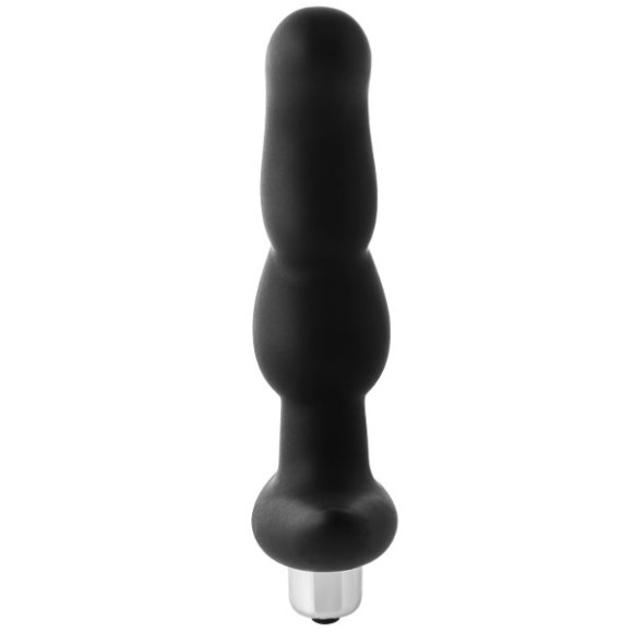 Черная вибропробка для простаты FantASStic Vibrating Prostate Plug - 14,5 см. Черная вибропробка для простаты FantASStic Vibrating Prostate Plug - 14,5 см.