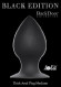 Чёрная анальная пробка Thick Anal Plug Medium - 9,5 см. Чёрная анальная пробка Thick Anal Plug Medium - 9,5 см.