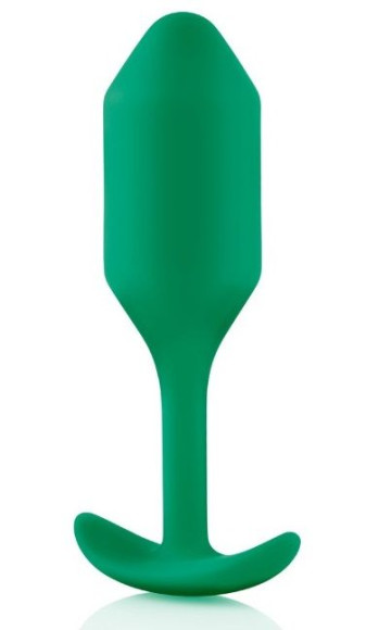 Зеленая пробка для ношения B-vibe Snug Plug 2 - 11,4 см. Зеленая пробка для ношения B-vibe Snug Plug 2 - 11,4 см.