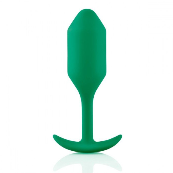 Зеленая пробка для ношения B-vibe Snug Plug 2 - 11,4 см. Зеленая пробка для ношения B-vibe Snug Plug 2 - 11,4 см.