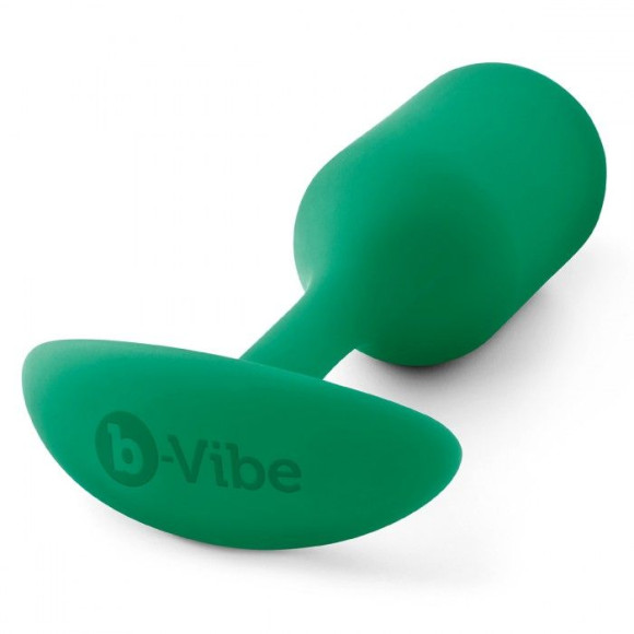 Зеленая пробка для ношения B-vibe Snug Plug 2 - 11,4 см. Зеленая пробка для ношения B-vibe Snug Plug 2 - 11,4 см.