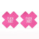 Набор из 2 пар пэстисов Cross Pattern Nipple Pasties Набор из 2 пар пэстисов Cross Pattern Nipple Pasties