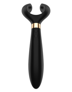 Чёрный вибромассажер для пар Satisfyer Endless Fun