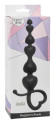 Чёрная анальная цепочка Begginers Beads - 18 см. Чёрная анальная цепочка Begginers Beads - 18 см.