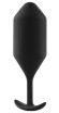 Чёрная пробка для ношения B-vibe Snug Plug 5 - 14 см. Чёрная пробка для ношения B-vibe Snug Plug 5 - 14 см.