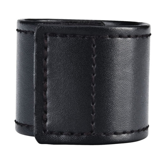 Хомут-утяжка для мошонки из искусственной кожи на липучке VELCRO BALL STRETCHER- 4 см. Хомут-утяжка для мошонки из искусственной кожи на липучке VELCRO BALL STRETCHER- 4 см.