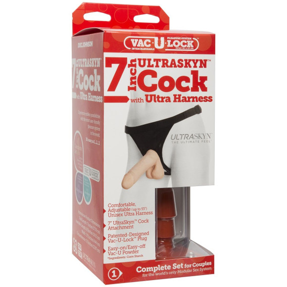 Трусики с насадкой Vac-U-Lock Set 7 ULTRASKYN Ultra Harness - 17,3 см. Трусики с насадкой Vac-U-Lock Set 7 ULTRASKYN Ultra Harness - 17,3 см.