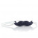 Черные силиконовые виброусы THE Mustachio Черные силиконовые виброусы THE Mustachio