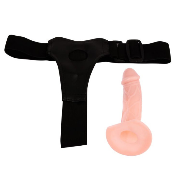 Телесный фаллоимитатор на трусиках Jessica Strap-On - 15,5 см. Телесный фаллоимитатор на трусиках Jessica Strap-On - 15,5 см.