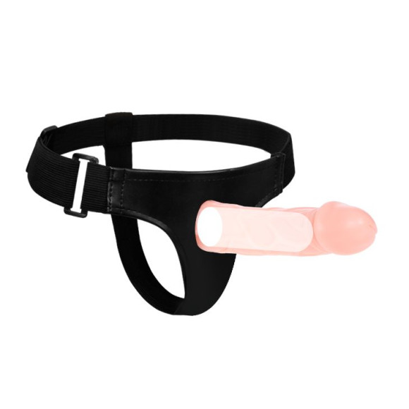 Телесный фаллоимитатор на трусиках Jessica Strap-On - 15,5 см. Телесный фаллоимитатор на трусиках Jessica Strap-On - 15,5 см.
