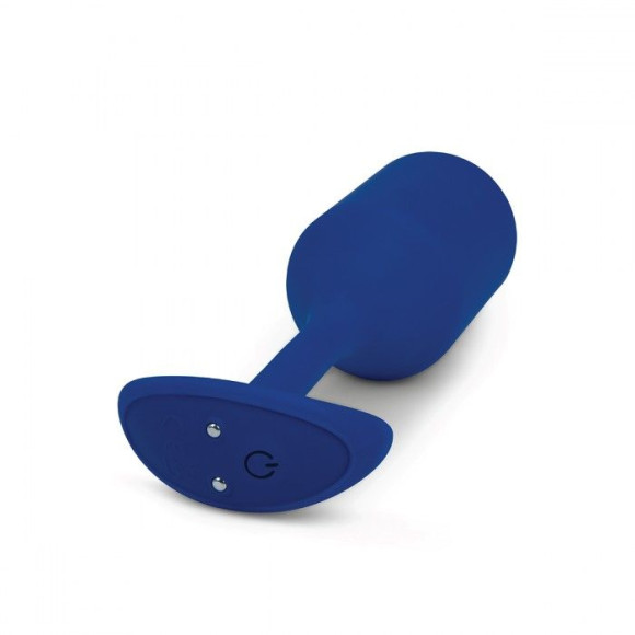 Синяя пробка для ношения с вибрацией Snug Plug 4 - 14 см. Синяя пробка для ношения с вибрацией Snug Plug 4 - 14 см.