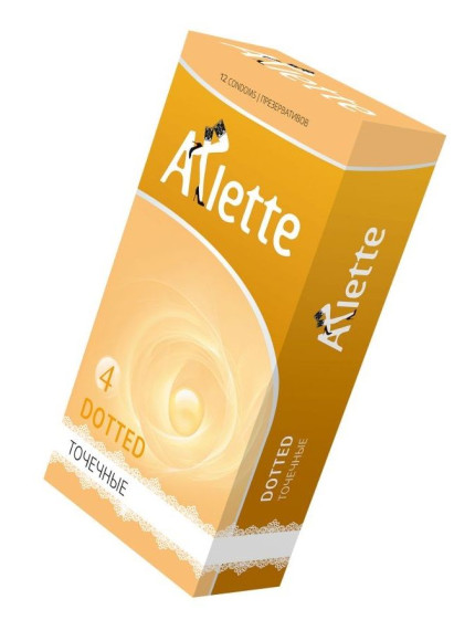 Презервативы Arlette Dotted с точечной текстурой - 12 шт. Презервативы Arlette Dotted с точечной текстурой - 12 шт.