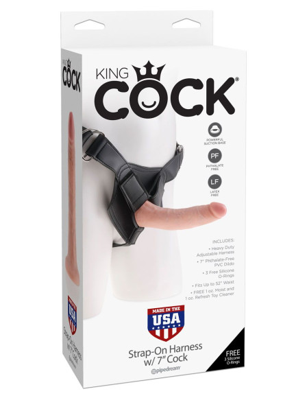 Страпон на виниловых трусиках Strap-on Harness Cock - 17,8 см. Страпон на виниловых трусиках Strap-on Harness Cock - 17,8 см.