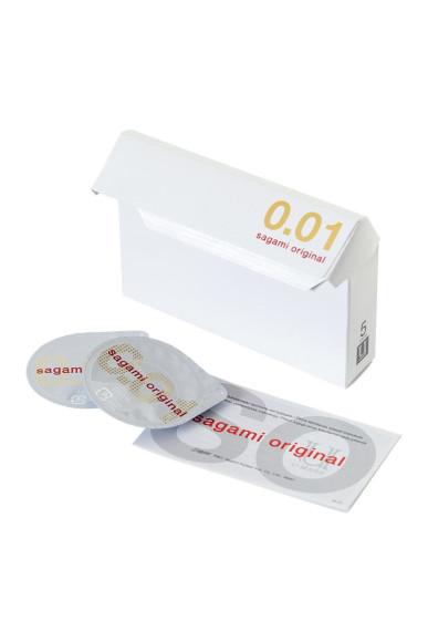 Супер тонкие презервативы Sagami Original 0.01 - 5 шт. Супер тонкие презервативы Sagami Original 0.01 - 5 шт.
