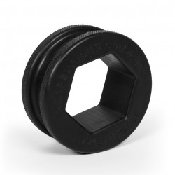 Чёрное эрекционное кольцо Hex Ring Чёрное эрекционное кольцо Hex Ring