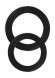 Набор из 2 чёрных эрекционных колец разного размера Infinity Thin M and L Cockring Набор из 2 чёрных эрекционных колец разного размера Infinity Thin M and L Cockring