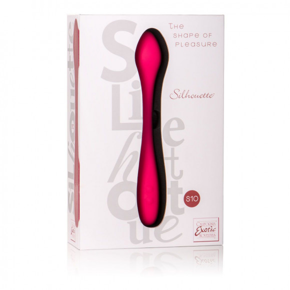 Красный перезаряжаемый вибратор Silhouette S10 - 16,5 см. Красный перезаряжаемый вибратор Silhouette S10 - 16,5 см.