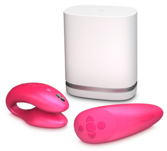 Розовый вибратор для пар We-Vibe Chorus Розовый вибратор для пар We-Vibe Chorus