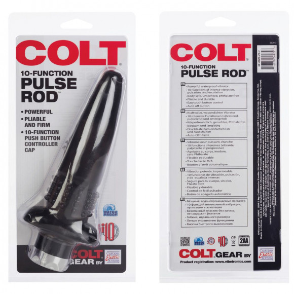 Анальный массажер Colt Pulse Rod- 17 см. Анальный массажер Colt Pulse Rod- 17 см.