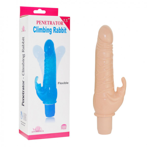 Телесный вибратор-кролик Penetrator Climbing Rabbit 7.5 - 19 см. Телесный вибратор-кролик Penetrator Climbing Rabbit 7.5 - 19 см.