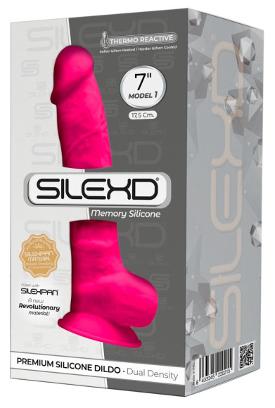 Розовый фаллоимитатор SILEXD Model 1 7’’ - 17,5 см. Розовый фаллоимитатор SILEXD Model 1 7’’ - 17,5 см.