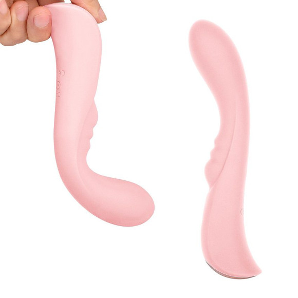 Нежно-розовый вибромассажер 6 Silicone G-Spot Fun - 19,1 см. Нежно-розовый вибромассажер 6 Silicone G-Spot Fun - 19,1 см.