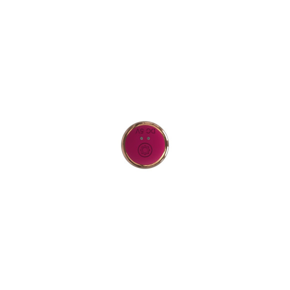 Розовый вибратор-ёлочка Mini Vibrator с пультом ДУ - 19 см. Розовый вибратор-ёлочка Mini Vibrator с пультом ДУ - 19 см.