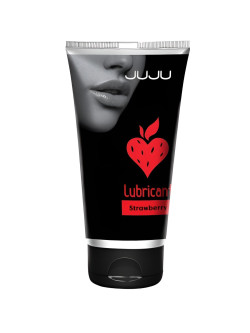 Съедобный лубрикант JUJU Strawberry с ароматом клубники - 50 мл.