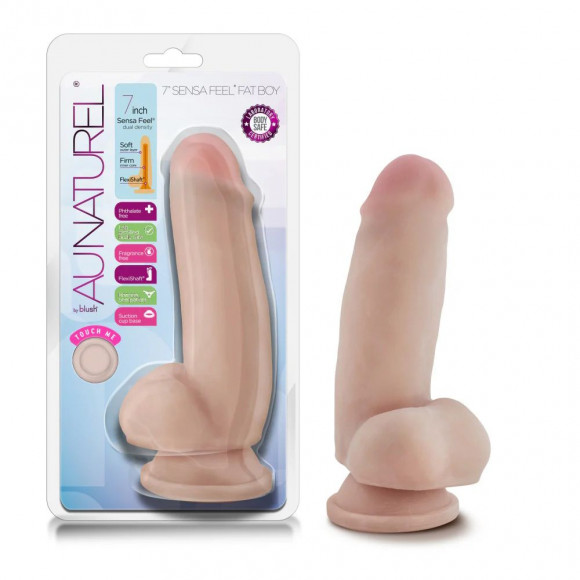 Телесный фаллоимитатор 7 Inch Sensa Feel Fat Boy - 17,7 см. Телесный фаллоимитатор 7 Inch Sensa Feel Fat Boy - 17,7 см.