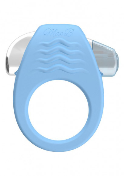 Голубое эрекционное кольцо с вибрацией Stylish Soft Touch C-ring Голубое эрекционное кольцо с вибрацией Stylish Soft Touch C-ring