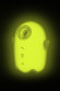 Желтый люминесцентный вакуум-волновой стимулятор клитора Glowing Ghost Желтый люминесцентный вакуум-волновой стимулятор клитора Glowing Ghost