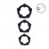Набор из 3 эрекционных колец Beaded Silicone Cockring Set Набор из 3 эрекционных колец Beaded Silicone Cockring Set