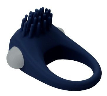 Синее эрекционное виброкольцо STIMU RING Синее эрекционное виброкольцо STIMU RING