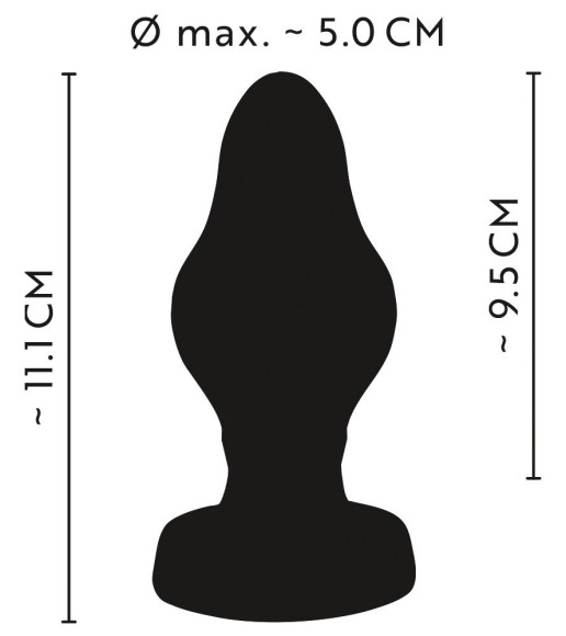 Черная анальная пробка Super Soft Butt Plug - 11,1 см. Черная анальная пробка Super Soft Butt Plug - 11,1 см.