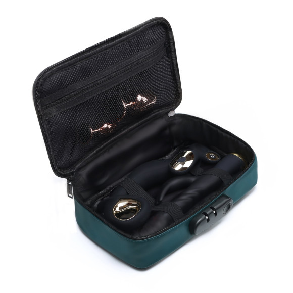 Зеленая сумочка для хранения игрушек Discreet Box