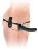Черный страпон с вагинальной пробкой Deluxe Vibrating Penetrix Strap-On - 19 см. Черный страпон с вагинальной пробкой Deluxe Vibrating Penetrix Strap-On - 19 см.