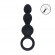 Черная анальная елочка Beaded Silicone Anal Probe with Loop Черная анальная елочка Beaded Silicone Anal Probe with Loop