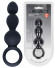 Черная анальная елочка Beaded Silicone Anal Probe with Loop Черная анальная елочка Beaded Silicone Anal Probe with Loop